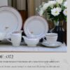 61 Pc Bone China Dinner Set (O072) | High-Quality, Stylish, Premium Crockery