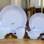 61 Pc Bone China Dinner Set (O206) | High-Quality, Stylish, Premium Crockery