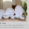 61 Pc Bone China Dinner Set (P060) | High-Quality, Stylish, Premium Crockery