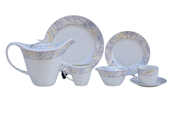 61 Pc Bone China Dinner Set (P060) | High-Quality, Stylish, Premium Crockery