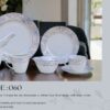 61 Pc Bone China Dinner Set (P060) | High-Quality, Stylish, Premium Crockery