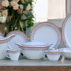 61 Pc Bone China Dinner Set (P074) | High-Quality, Stylish, Premium Crockery