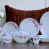 61 Pc Bone China Dinner Set (P092) | High-Quality, Stylish, Premium Crockery