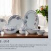 61 Pc Bone China Dinner Set (R053) | High-Quality, Stylish, Premium Crockery