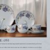 61 Pc Bone China Dinner Set (R053) | High-Quality, Stylish, Premium Crockery
