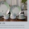 61 Pc Bone China Dinner Set (R178) | High-Quality, Stylish, Premium Crockery