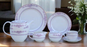 61 Pc Bone China Dinner Set (S110) | High-Quality, Stylish, Premium Crockery