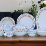 61 Pc Bone China Dinner Set (S253) | High-Quality, Stylish, Premium Crockery