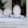 61 Pc Bone China Dinner Set (T253) | High-Quality, Stylish, Premium Crockery