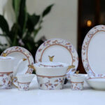 61 Pc Bone China Dinner Set (T253) | High-Quality, Stylish, Premium Crockery