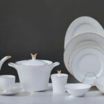 61 Pc Bone China Dinner Set (TGGK) | High-Quality, Stylish, Premium Crockery