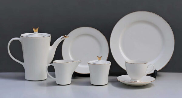 61 Pc Bone China Dinner Set (TGGK) | High-Quality, Stylish, Premium Crockery
