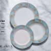 Bone 18 Pcs Plate Set (010A) | Elegant, Durable, Heat-Resistant Plates & Bowls