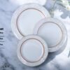 Bone 18 Pcs Plate Set (019) | Elegant, Durable, Heat-Resistant Plates & Bowls