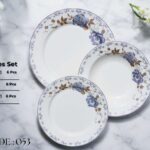Bone 18 Pcs Plate Set (053) | Elegant, Durable, Heat-Resistant Plates & Bowls