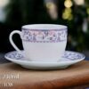 High-Quality Bone China Cup & Saucer Set (6-108) | Elegant, Durable, Ideal for Home & Gifting