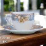 High-Quality Bone China Cup & Saucer Set (6-190) | Elegant, Durable, Ideal for Home & Gifting