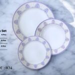 Bone 18 Pcs Plate Set (104) | Elegant, Durable, Heat-Resistant Plates & Bowls