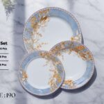 Bone 18 Pcs Plate Set (190) | Elegant, Durable, Heat-Resistant Plates & Bowls