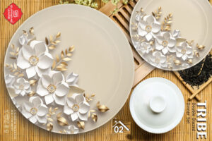 Melamine Dinner Set | Tribe (1) | Elegant, Durable, Heat-Resistant Plates & Bowls | Unbreakable, Lightweight, Premium Quality Dinnerware