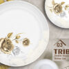 Melamine Dinner Set | Tribe (1) | Elegant, Durable, Heat-Resistant Plates & Bowls | Unbreakable, Lightweight, Premium Quality Dinnerware