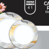 Melamine Dinner Set | Canal Plus (41) | Elegant, Durable, Heat-Resistant Plates & Bowls | Unbreakable, Lightweight, Premium Quality Dinnerware
