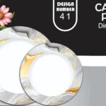 Melamine Dinner Set | Canal Plus (41) | Elegant, Durable, Heat-Resistant Plates & Bowls | Unbreakable, Lightweight, Premium Quality Dinnerware