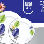 Melamine Dinner Set | Canal Plus (43) | Elegant, Durable, Heat-Resistant Plates & Bowls | Unbreakable, Lightweight, Premium Quality Dinnerware