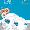 Melamine Dinner Set | Canal Plus (40) | Elegant, Durable, Heat-Resistant Plates & Bowls | Unbreakable, Lightweight, Premium Quality Dinnerware