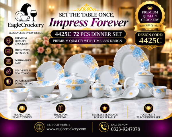 Marble Dinner Set Carroly (4425C)