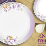 Melamine Dinner Set | Tribe (1) | Elegant, Durable, Heat-Resistant Plates & Bowls | Unbreakable, Lightweight, Premium Quality Dinnerware