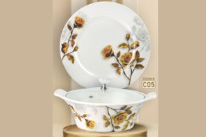 Melamine Dinner Set | Culture (C01) | Elegant, Durable, Heat-Resistant Plates & Bowls | Unbreakable, Lightweight, Premium Quality Dinnerware