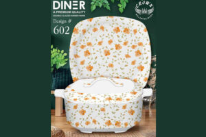 Melamine Dinner Set | Diner (601) | Elegant, Durable, Heat-Resistant Plates & Bowls | Unbreakable, Lightweight, Premium Quality Dinnerware