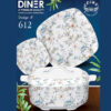 Melamine Dinner Set | Diner (601) | Elegant, Durable, Heat-Resistant Plates & Bowls | Unbreakable, Lightweight, Premium Quality Dinnerware
