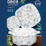 Melamine Dinner Set | Diner (601) | Elegant, Durable, Heat-Resistant Plates & Bowls | Unbreakable, Lightweight, Premium Quality Dinnerware