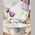 Melamine Dinner Set | Culture (C01) | Elegant, Durable, Heat-Resistant Plates & Bowls | Unbreakable, Lightweight, Premium Quality Dinnerware