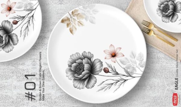 72 Pc Dinner Set Eagle (11) | Elegant, Durable, Ideal for Home & Gifting