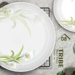 Melamine Dinner Set | Tribe (1) | Elegant, Durable, Heat-Resistant Plates & Bowls | Unbreakable, Lightweight, Premium Quality Dinnerware