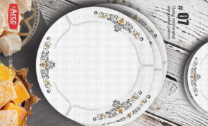 Melamine Dinner Set | ACE Dinner Set (7) | Elegant, Durable, Heat-Resistant Plates & Bowls | Unbreakable, Lightweight, Premium Quality Dinnerware