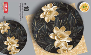 Melamine Dinner Set | ACE Dinner Set (10) | Elegant, Durable, Heat-Resistant Plates & Bowls | Unbreakable, Lightweight, Premium Quality Dinnerware