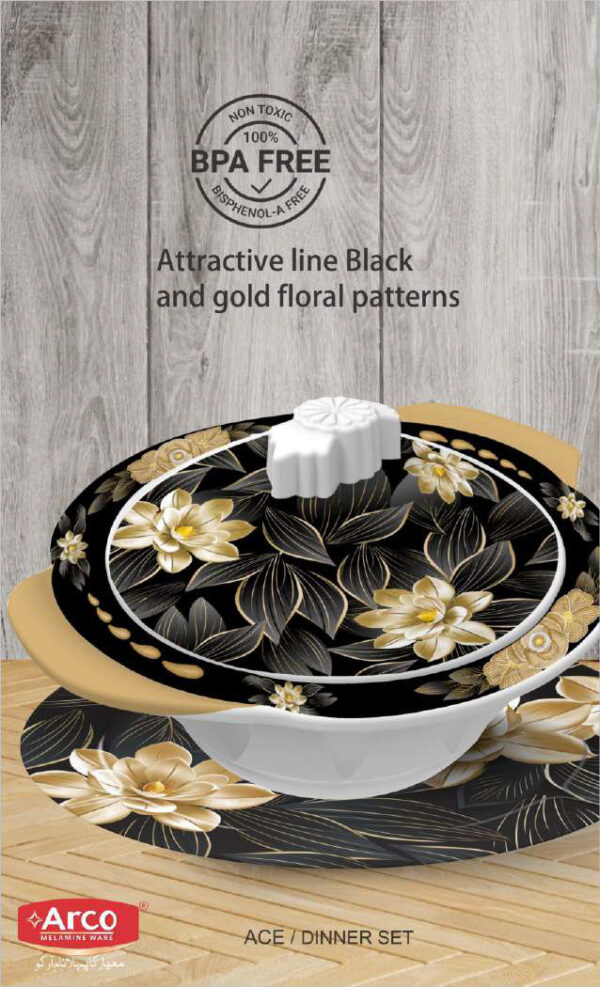 Melamine Dinner Set | ACE Dinner Set (10) | Elegant, Durable, Heat-Resistant Plates & Bowls | Unbreakable, Lightweight, Premium Quality Dinnerware