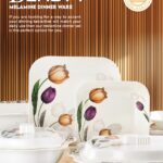 Melamine Dinner Set | Beauty dinner set (501) | Elegant, Durable, Heat-Resistant Plates & Bowls | Unbreakable, Lightweight, Premium Quality Dinnerware