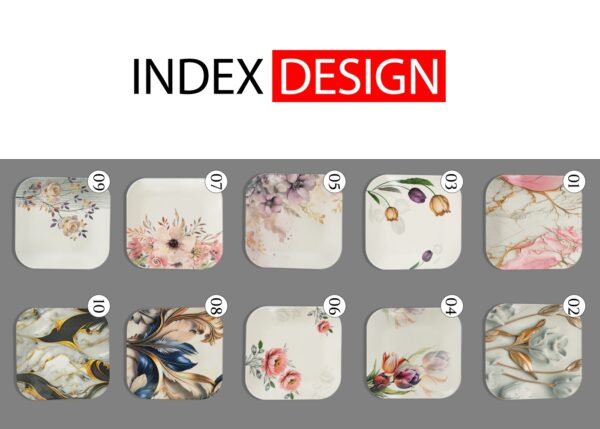 Melamine Dinner Set | Beauty dinner set (501) | Elegant, Durable, Heat-Resistant Plates & Bowls | Unbreakable, Lightweight, Premium Quality Dinnerware