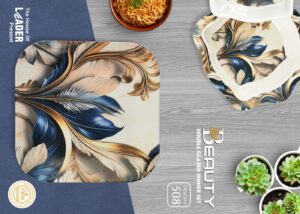 Melamine Dinner Set | Beauty dinner set (507) | Elegant, Durable, Heat-Resistant Plates & Bowls | Unbreakable, Lightweight, Premium Quality Dinnerware