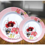 Melamine Dinner Set | Canal Plus (655) | Elegant, Durable, Heat-Resistant Plates & Bowls | Unbreakable, Lightweight, Premium Quality Dinnerware