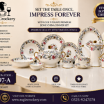 61 Pc Bone China Dinner Set (F597A) – Premium Quality, Stylish & Elegant Dinnerware