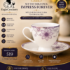 High-Quality Bone Cup & Saucer Set (L-519)
