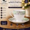 High-Quality Bone Cup & Saucer Set (L-529C)