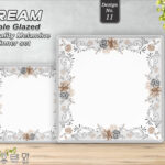 Melamine Dinner Set | Dream (1) | Elegant, Durable, Heat-Resistant Plates & Bowls | Unbreakable, Lightweight, Premium Quality Dinnerware