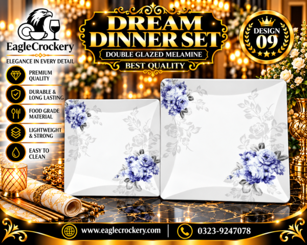 Melamine Dinner Set | Dream (9)